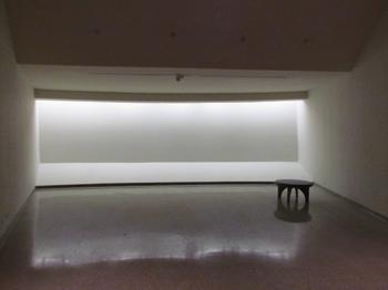 One of my favorite parts of the installation: seeing the Guggenheim's ramps emptied of art -- a good opportunity to admire the architecture.